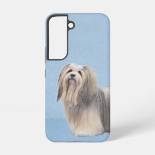 Coque Samsung Galaxy Peinture Havanais (Argent) - Art de chien original