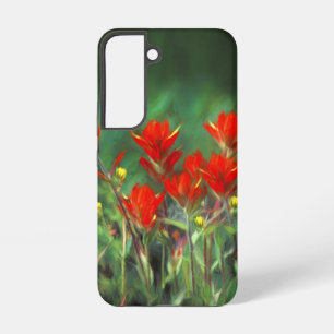 Coque Samsung Galaxy Peinture indienne de pinceau - Art Fleur original