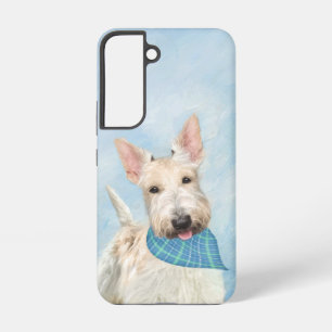 Coque Samsung Galaxy Peinture originale de chien terrier écossais roux
