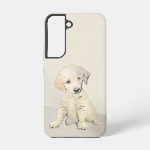 Coque Samsung Galaxy Peinture originale de chiot Golden Retriever - Art