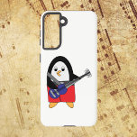 Coque Samsung Galaxy Penguin Jouer Basse Guitare Cute<br><div class="desc">Aimez-vous les cas de téléphone mignons ? Aimez-vous les pingouins ? Un adorable pingouin en short rouge joue de la basse guitare sur cette étagère téléphonique.</div>