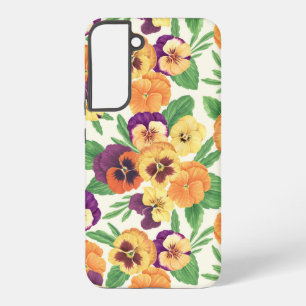 Coque Samsung Galaxy Pensées sur fond blanc cassé