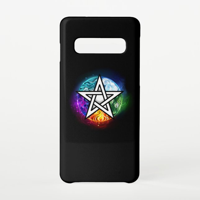 Coque Samsung Galaxy pentagramme du Wiccan (Dos)