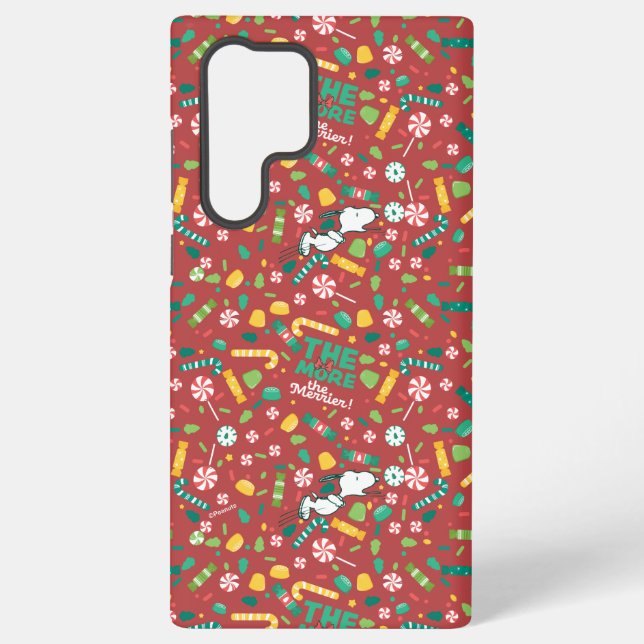 Coque Samsung Galaxy Peppermint Dreams Snoopy Candy Motif (Verso)