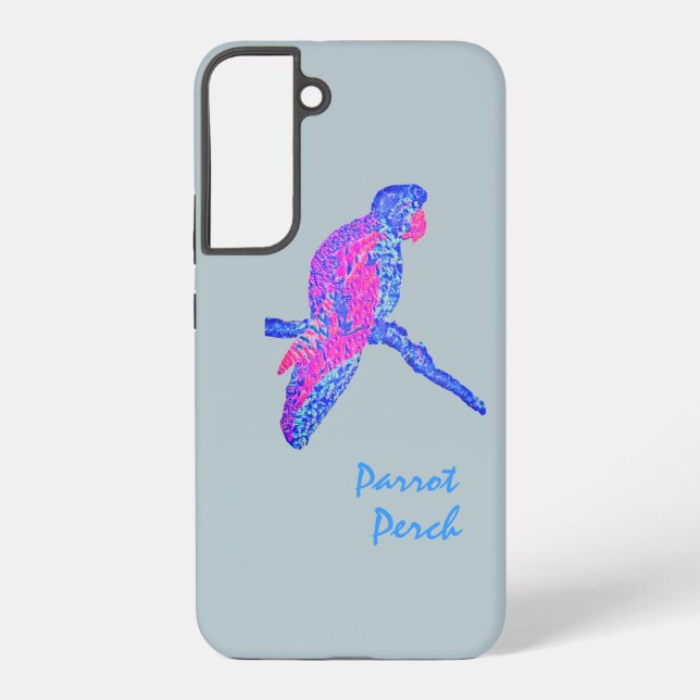 Coque Samsung Galaxy Perchoir de perroquet (Verso)