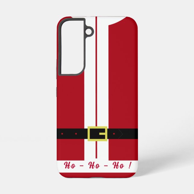 Coque Samsung Galaxy Père Noël avec cadeau de Noël (Verso)