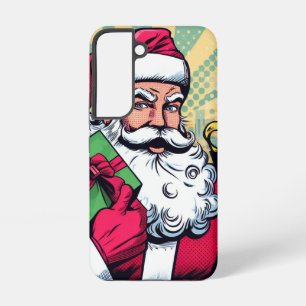 Coque Samsung Galaxy Père Noël de bande dessinée/Noël 