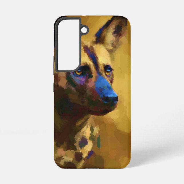 Coque Samsung Galaxy Perro Salvaje Africano (Verso)