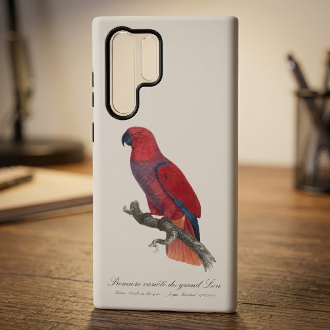 Coque Samsung Galaxy Perroquet éclectus de Vosmaer, Eclectus Roratus Vo (Vosmaer Eclectus Parrot, Eclectus Roratus Vosmaeri.  Case)