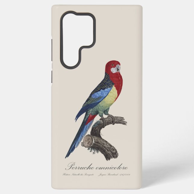 Coque Samsung Galaxy Perruche omnicolore / Rosella oriental (Verso)