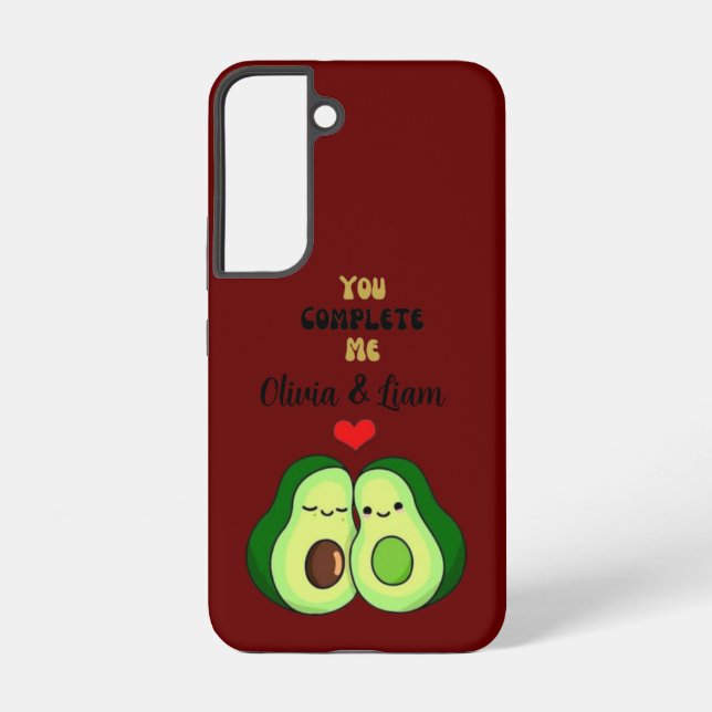 Coque Samsung Galaxy personalised phone case, Valentine's day gift. (Verso)