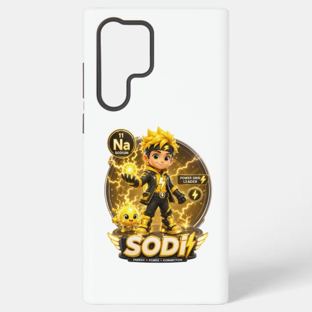 Coque Samsung Galaxy Personnage ATOMIVRA Sodium  (Verso)