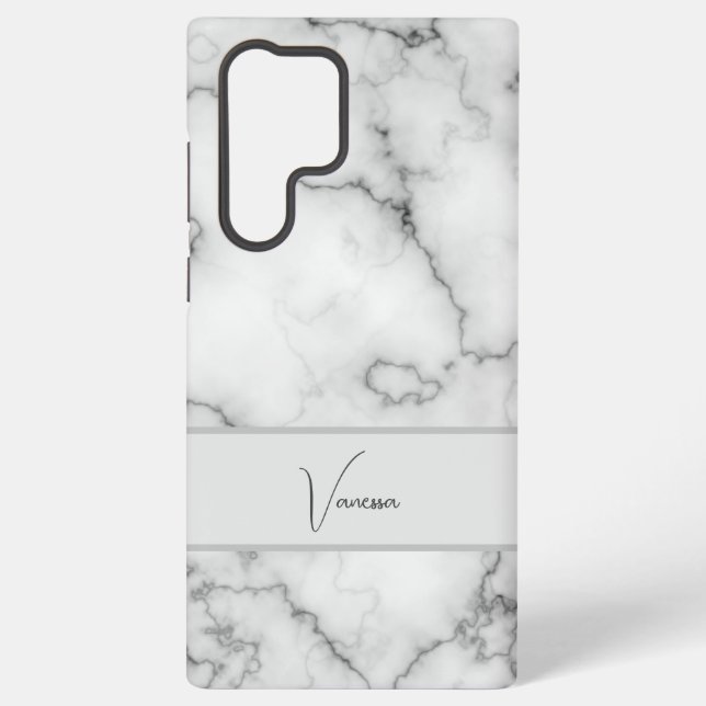 Coque Samsung Galaxy Personnalisation du Motif de marbre (Verso)