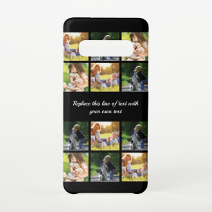 Coque Samsung Galaxy S10 Personnaliser le collage photo et le texte Coque-M