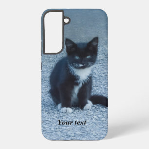 Coque Samsung Galaxy Personnaliser un mignon chaton smoking 