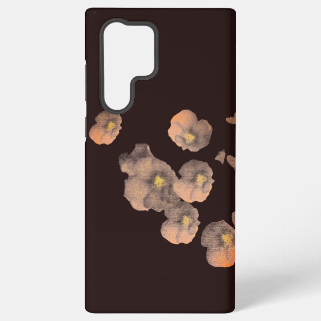 Coque Samsung Galaxy Pétales Chutant (Verso)
