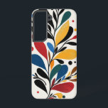 Coque Samsung Galaxy Pétales de feu<br><div class="desc">Des fleurs de feu éclairent un ciel blanc,  doux mais intense.</div>