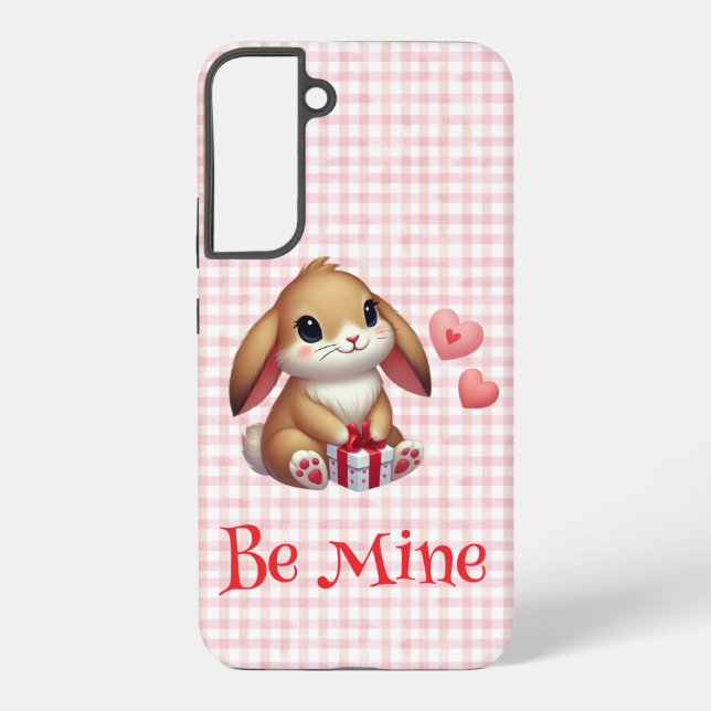 Coque Samsung Galaxy Petit lapin lapin lapin de la Saint-Valentin (Verso)