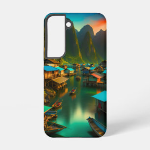 Coque Samsung Galaxy Petit village de pêcheurs indonésien