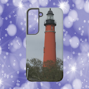 Coque Samsung Galaxy Phare de Ponce Inlet au-dessus des arbres Photo