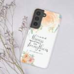 Coque Samsung Galaxy Philippiens 4:13 Je peux faire tout par lui S<br><div class="desc">Ce coque inspirant Samsung est orné de fleurs d'eau douce de pêche et de vert pastel. Nous avons ajouté des écritures de Philippiens 4:13 "Je peux faire tout par lui qui me fortifie."</div>