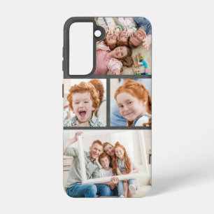 Coque Samsung Galaxy Photo de famille personnalisée Collage 4 Photo