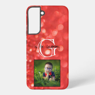 Coque Samsung Galaxy Photo personnalisé Ajouter un monogramme de nom Co