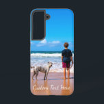 Coque Samsung Galaxy Photo personnalisée Texte avec vos animaux de comp<br><div class="desc">Photo et texte personnalisés - Faites votre propre design - I Love My Pet - Personnalisé Famille / Amis / Animaux ou Cadeau personnel - Ajouter votre photo et texte / Nom - Redimensionner et déplacer ou supprimer et ajouter des éléments / du texte avec outil de personnalisation! Vous pouvez...</div>