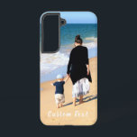 Coque Samsung Galaxy Photo personnalisée Texte de votre famille Photos<br><div class="desc">Photo et texte personnalisés - Votre propre design - Spécial - Famille personnalisée / Amis ou Cadeau personnel - Ajouter votre texte et votre photo - Redimensionner et déplacer ou ajouter des éléments / image avec outil de personnalisation. Choisissez / ajoutez votre police / couleur de texte préférée ! Vous...</div>