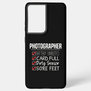 Coque Samsung Galaxy Photographe - Liste de contrôle de la photographie