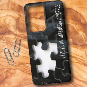Coque Samsung Galaxy Photographie de pièce de puzzle manquante personna
