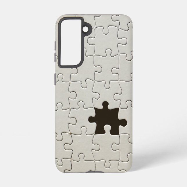 Coque Samsung Galaxy Pièce de puzzle blanche manquante (Verso)
