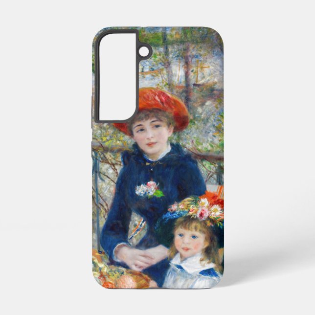 Coque Samsung Galaxy Pierre-Auguste Renoir - Deux soeurs sur la terrass (Verso)