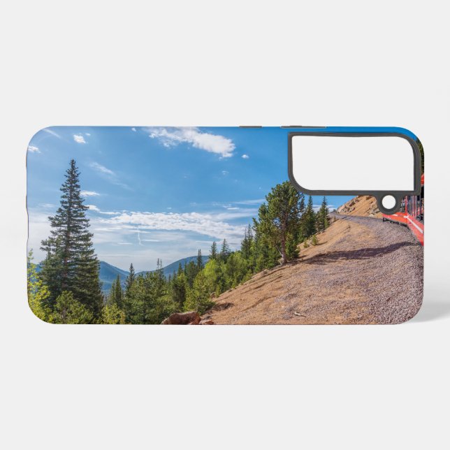 Coque Samsung Galaxy Pikes Peak Train Ride Samsung Téléphone Case (Verso Horizontal)
