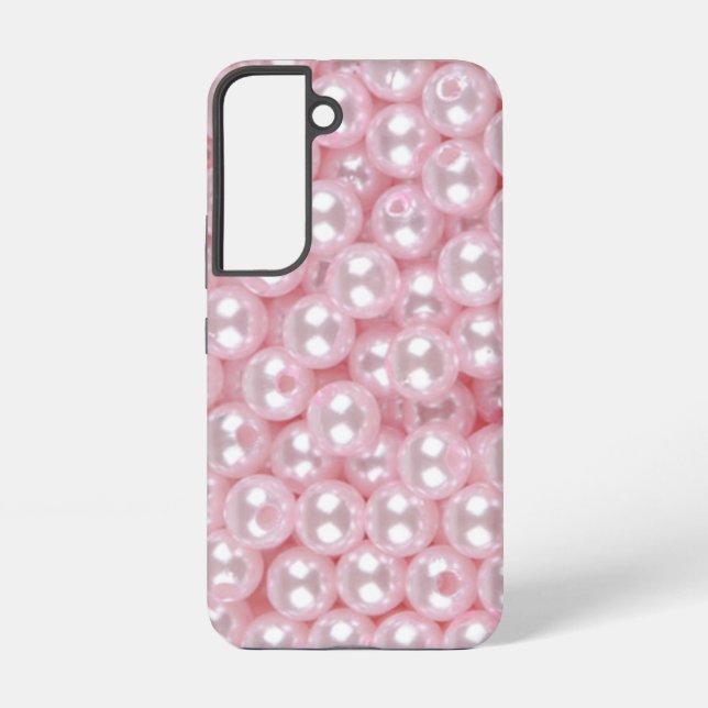 Coque Samsung Galaxy Pink Pearls  (Verso)