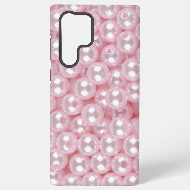 Coque Samsung Galaxy Pink Pearls  (Verso)