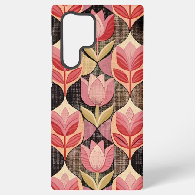 Coque Samsung Galaxy Pink Tulips (Verso)
