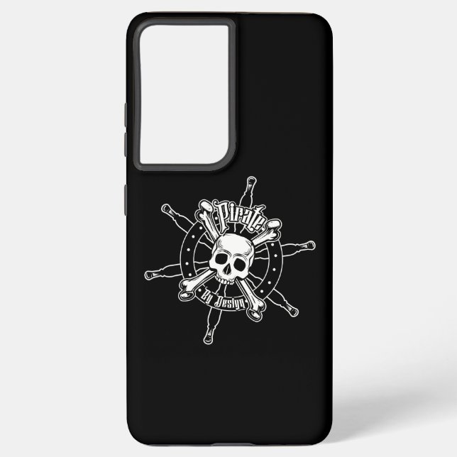 Coque Samsung Galaxy Pirate Samsung Téléphone Case S21 Ultra (Verso)