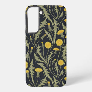 Coque Samsung Galaxy Pissenlits, vert, jaune et noir