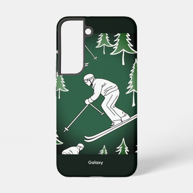 Coque Samsung Galaxy Pistes d'hiver Galaxy Coque Premium (Verso)