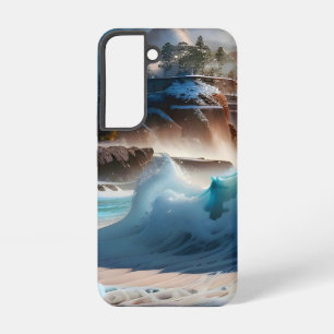 Coque Samsung Galaxy Plage Front Ocean Waves Paysage 1