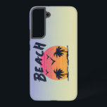 Coque Samsung Galaxy Plage/littoral/tropical/hawaïen<br><div class="desc">vibes tropicales</div>