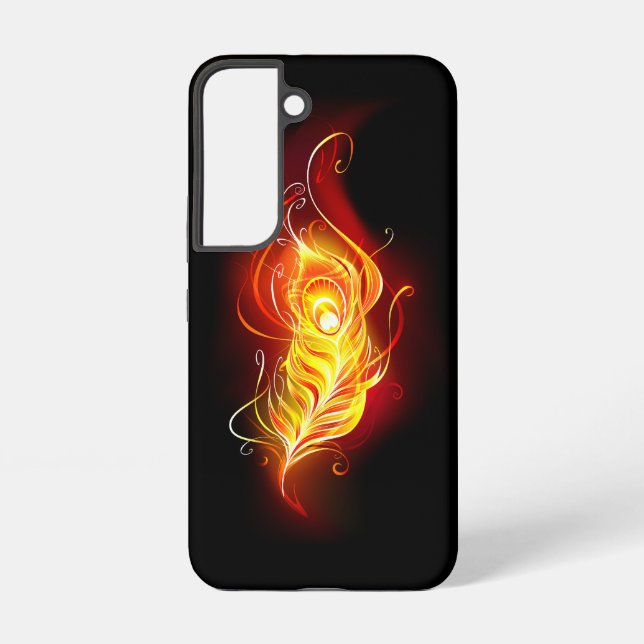 Coque Samsung Galaxy Plumes de paquetage de feu (Verso)