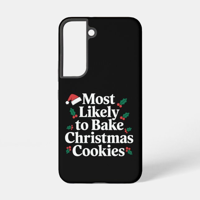 Coque Samsung Galaxy Plus susceptible de préparer des biscuits de Noël  (Verso)