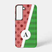 Point Polka de pastèque et Motif à rayures