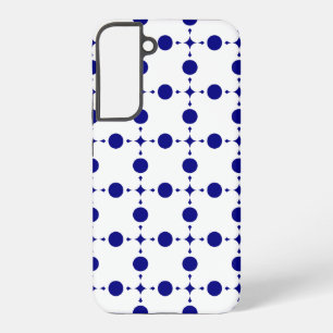 Coque Samsung Galaxy Points bleus de marine, motif à pois, Points
