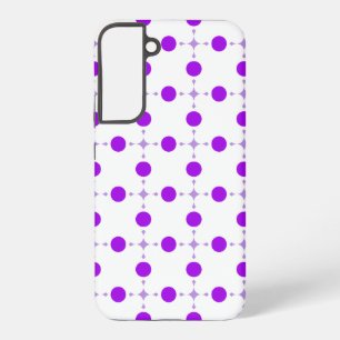 Coque Samsung Galaxy Points de polka violets, motif à pois, points, poi