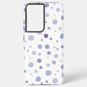 Coque Samsung Galaxy pois peint à la main
