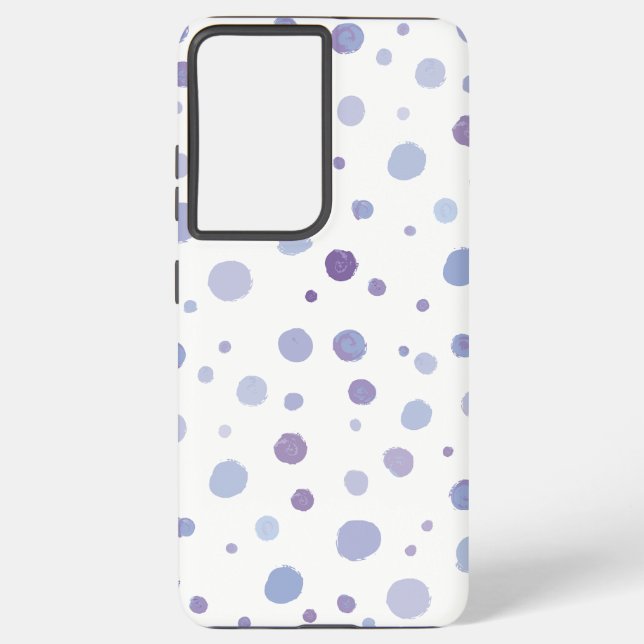 Coque Samsung Galaxy pois peint à la main (Verso)