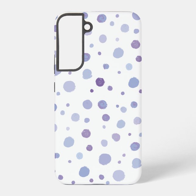 Coque Samsung Galaxy pois peints à la main (Verso)
